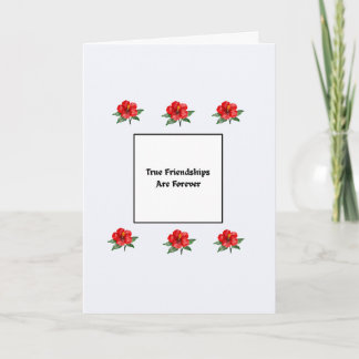 Cartão Friendship-Folded Greeting Card