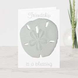 Cartão Friendship is a Blessing Sand Dollar