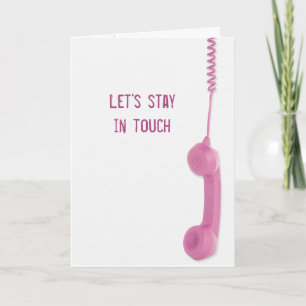 Cartão Friendship Stay In Touch Phone