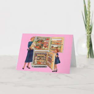 Cartão frigorífico de abundância