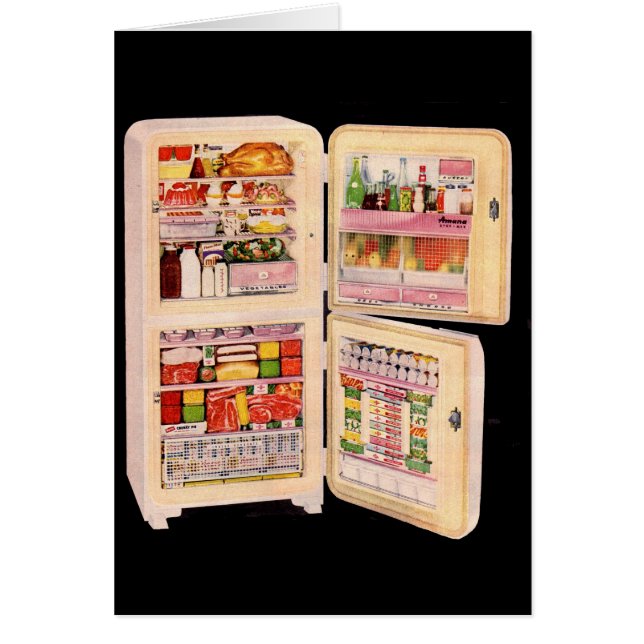Cartão frigorífico de abundância (Frente)
