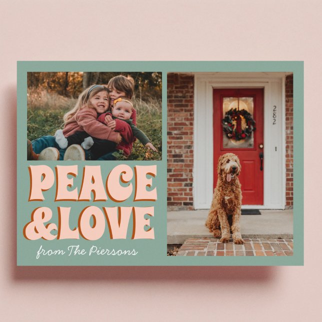 Cartão Frio Azul Rosa Engraçado Foto Engraçada Natal (Criador carregado)