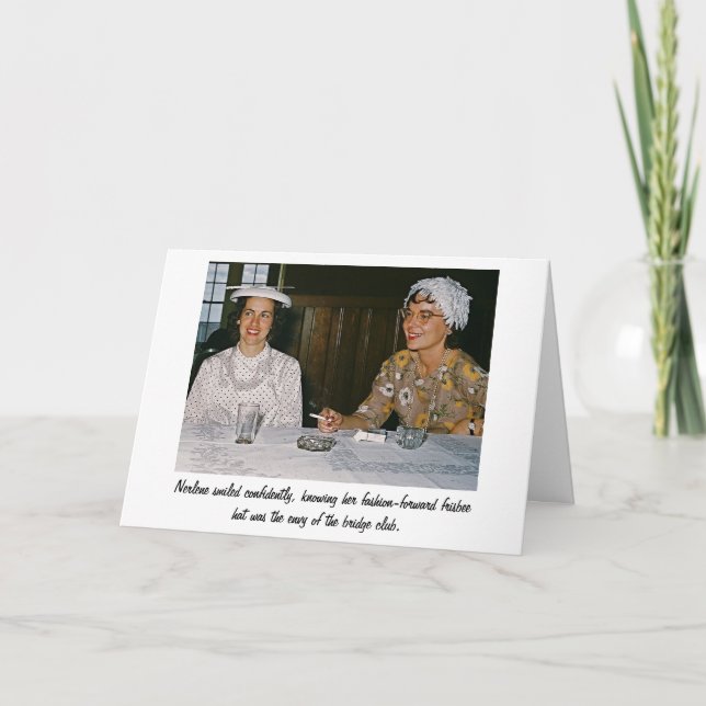 Cartão Frisbee Hat (Frente)