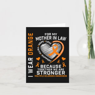 Cartão Friso Madre Em Lei Esclerose Múltipla Awarene