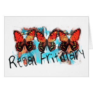 Cartão fritillary régio