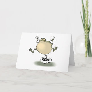 Cartão Frog Greeting Card