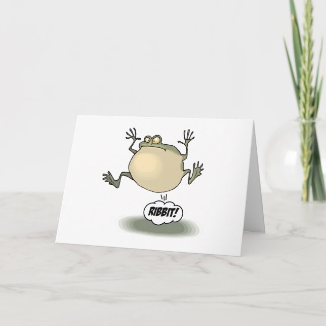 Cartão Frog Greeting Card (Frente)