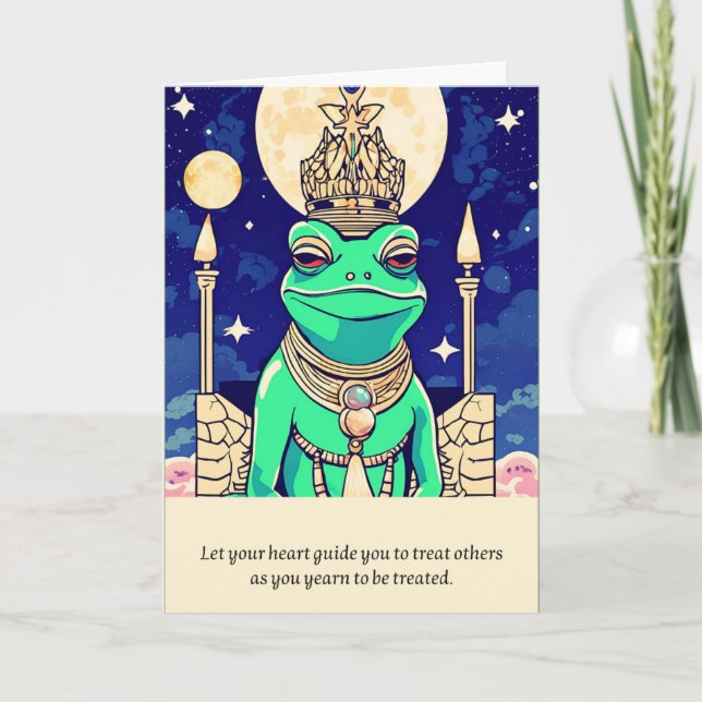 Cartão frog message happy birthday (Frente)