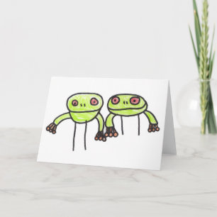 Cartão frogs