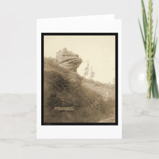 Cartão Frogs Head Rock Deadwood Stage Road SD 1890
