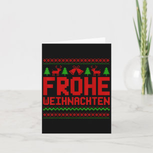 Cartão Frohe Weihnachten Feliz Natal Em Alemão Engraçado