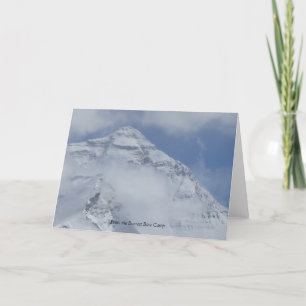 Cartão From Everest Base Camp Greeting Card