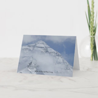 Cartão From Everest Base Camp Greeting Card