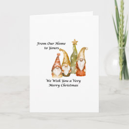 Cartão From Our Home to Yours on a Christmas 