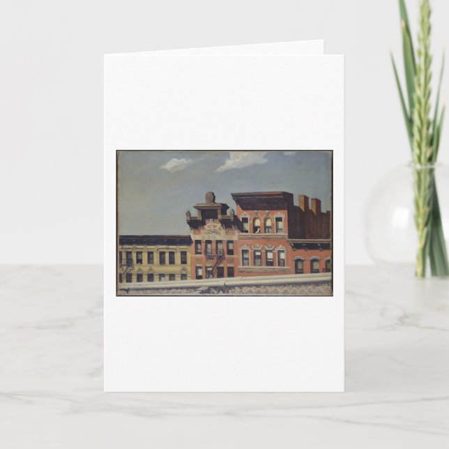 Cartão From Williamsburg Bridge - Edward Hopper (Frente)