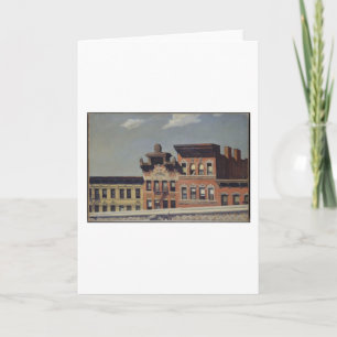 Cartão From Williamsburg Bridge - Edward Hopper