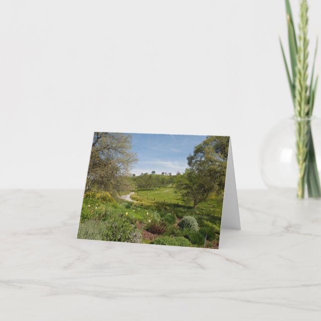 Cartão Front Porch Garden View (Frente)