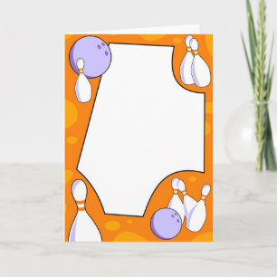 Cartão Fronteira de boliche