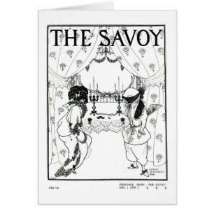 Cartão Frontispício "de no. 1 e 2 do Savoy", 1896