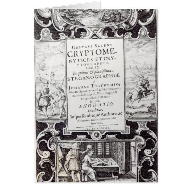Cartão Frontispício para registrar 9 (Frente)