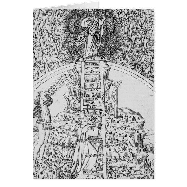 Cartão Frontispiece a "IL Monte Sancto di Dio", 1477 (Frente)