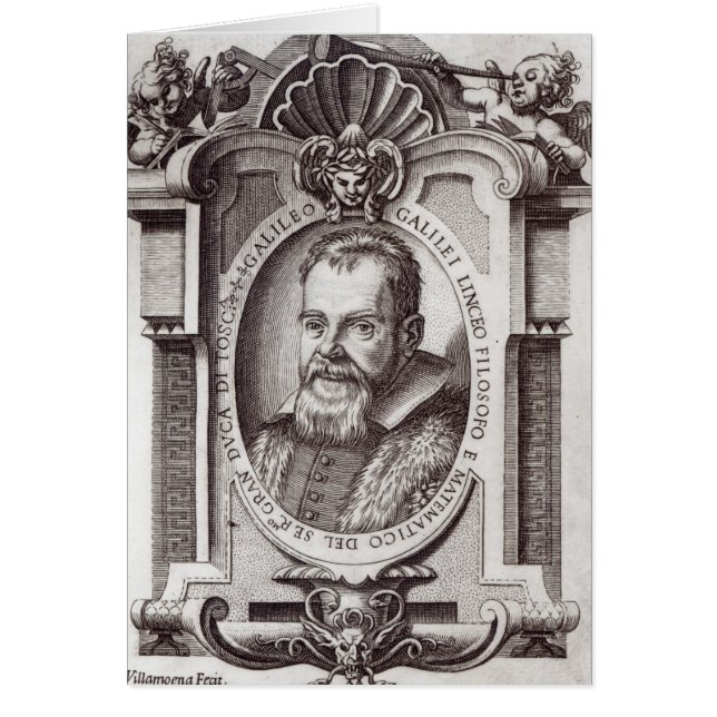 Cartão Frontispiece a "IL Saggiatore" por Galileo (Frente)