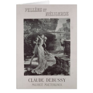 Cartão Frontispiece a Pelleas e a Melisande perto