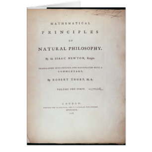 Cartão Frontispiece ao volume mim