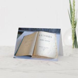 Cartão Frontispiece of 'Ulysses' by James Joyce