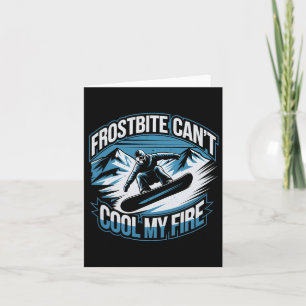 Cartão Frostbite não pode Legal meu Snowboard Winter S