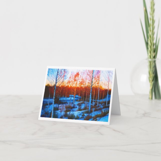 Cartão Frozen Dalarna Stream (Frente)