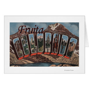 Cartão Fruita, Colorado - grandes cenas da letra