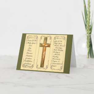 Cartão Fruits & Gifts Of The Holy Spirit Note Card