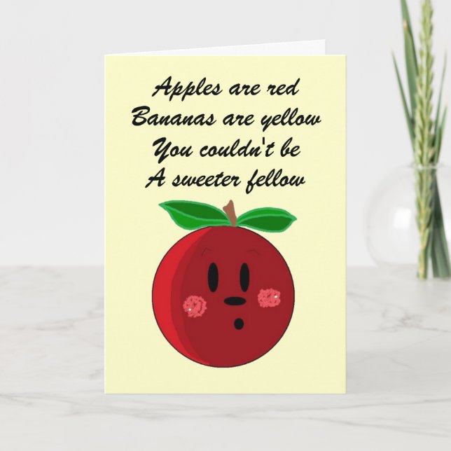 Cartão Fruity Birthday Card (Frente)