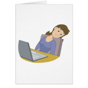 Cartão Frustração do computador
