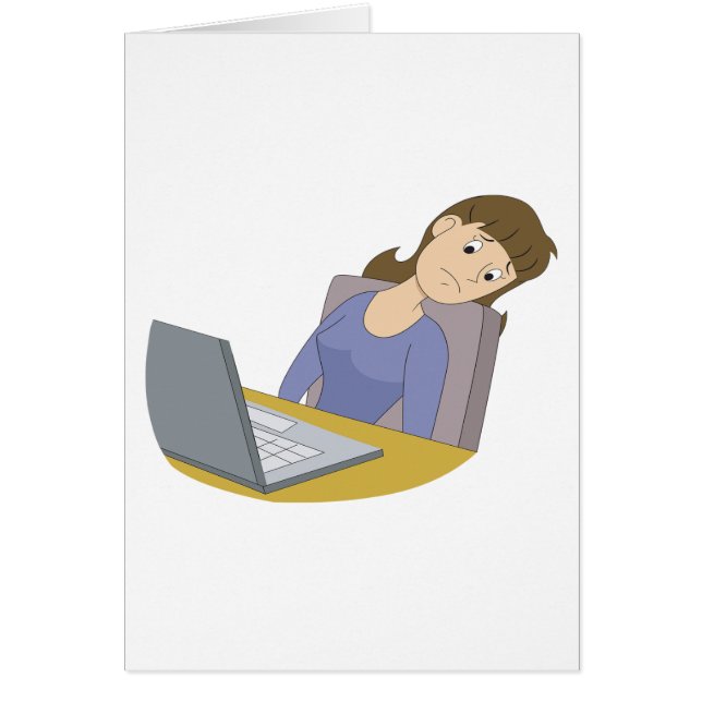 Cartão Frustração do computador (Frente)