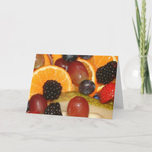 Cartão fruta