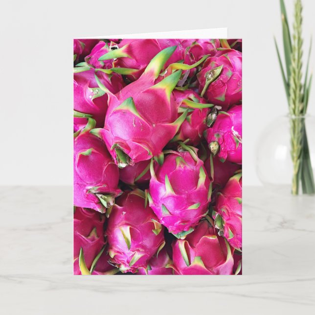 Cartão Fruta do dragão (Frente)