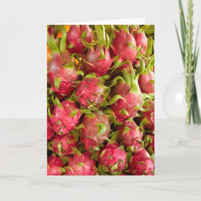 Cartão Fruta do dragão | Mercado Can Duoc (Frente)