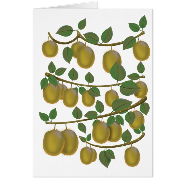 Cartão Fruta Kiwi (Frente)