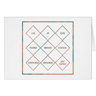 Cartão Frutas do Espírito