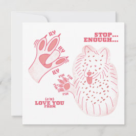 Cartão FSH - Parar o suficiente para que J/K te ame - ASL