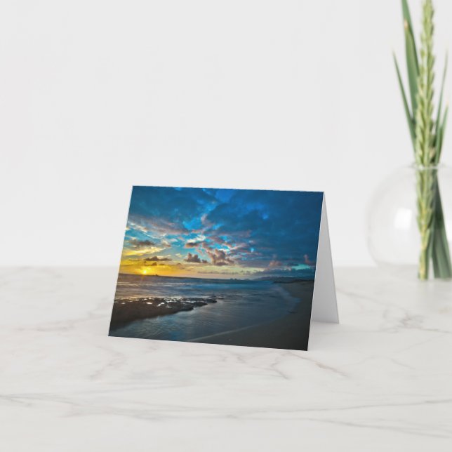 Cartão Ft do nascer do sol de Hase (Frente)