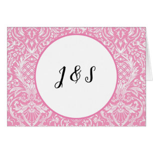 Cartão Fuchsia Pineapple Vitoriana Damasco