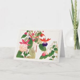 Cartão Fuchsia por Tanigami Konan