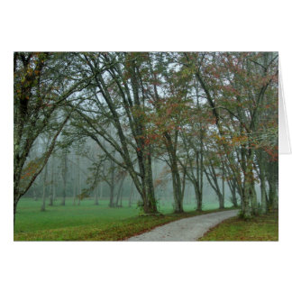 Cartão Fuga II das aves canoras