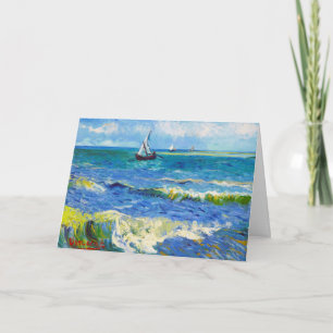 Cartão Fuga no mar de Saintes-Maries Vincent Van Gogh