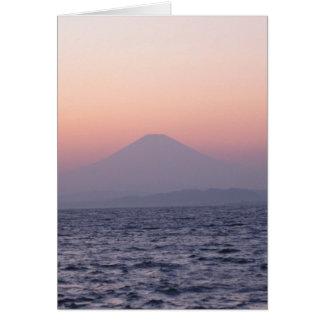 Cartão Fuji-san-sunset-vazio