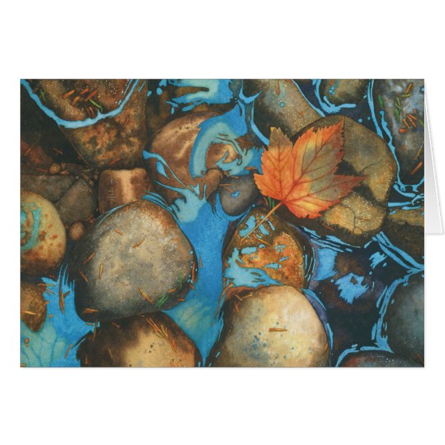 Cartão Fulgor do outono (Frente Horizontal)