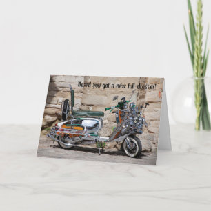 Cartão Full Dresser Motorcycle Funny Get Well Card